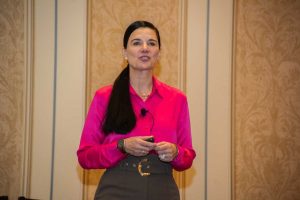 Sonja Wasden speaking on mental health